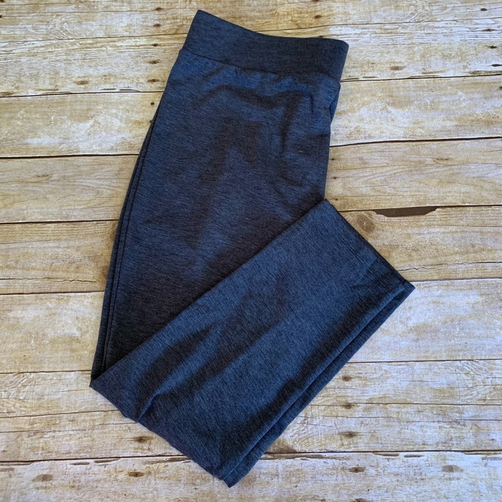Pure Energy Front-Seamed Grey Legging Pants EUC 1X